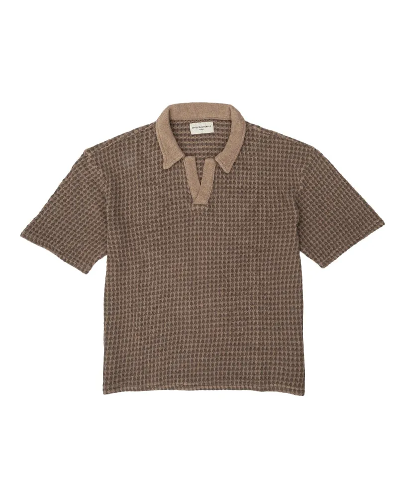 Officine Generale T -Shirts und Polos Brown Brown