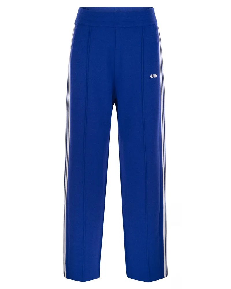 AUTRY gestrickte Viskose -Jogger Bluette