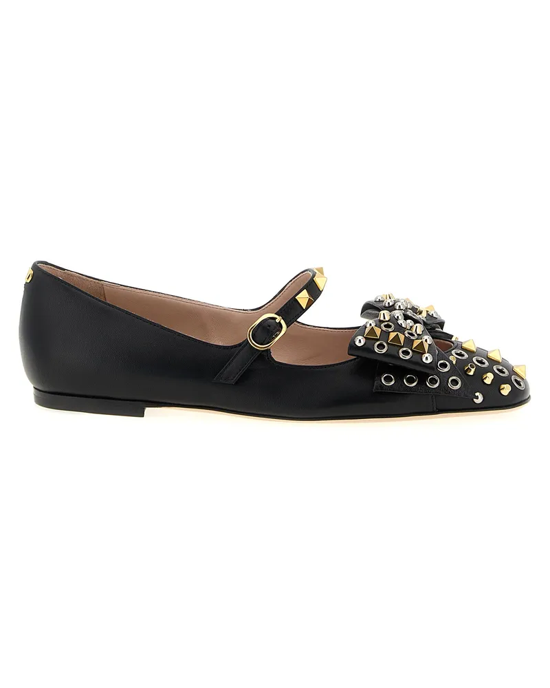 Valentino Garavani Valentino Garavani 'Bowow' Ballet Flats Black