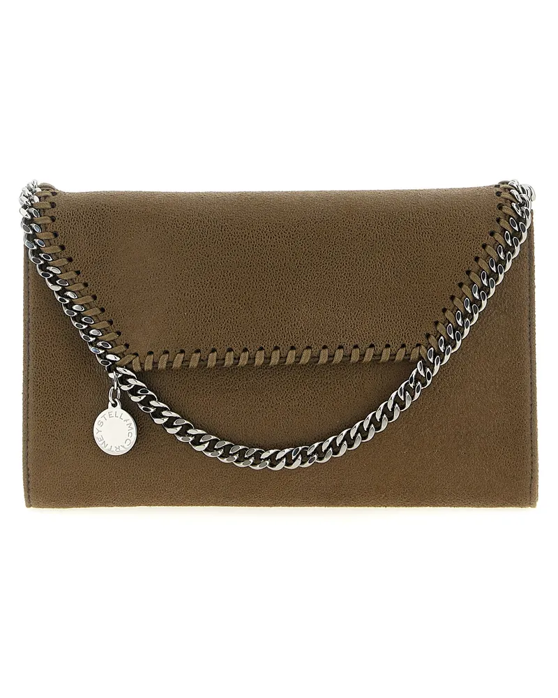 Stella McCartney Falabella' Brieftasche an der Kette Green