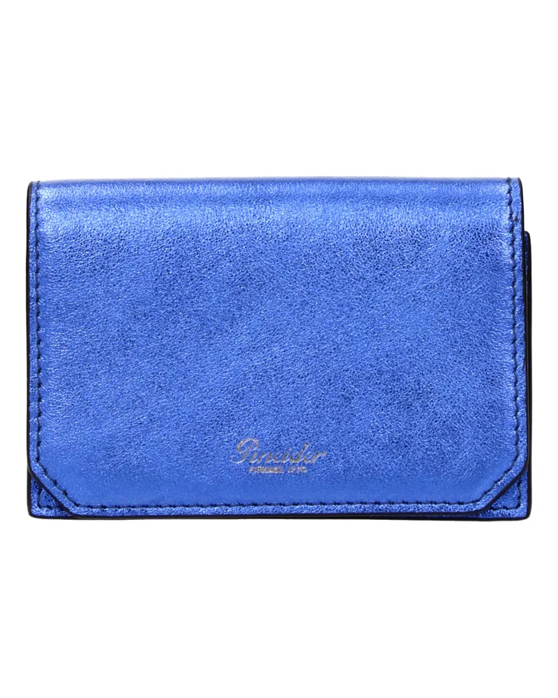 Pineider Herrens Dokumentenhalter aus blauem/elektrischem blauem Leder -