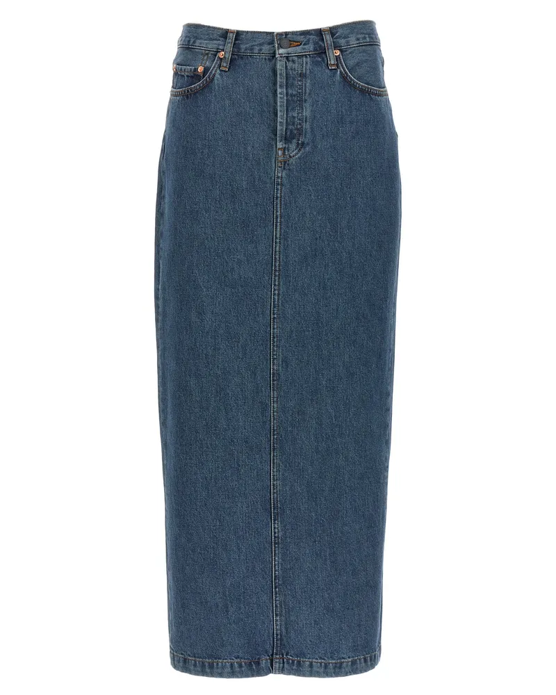 WARDROBE.NYC Kleiderschrank NYC 'Spalte' Denimrock Blue