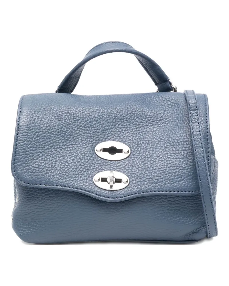 Zanellato Postina täglich Baby Lederhandtasche Blue