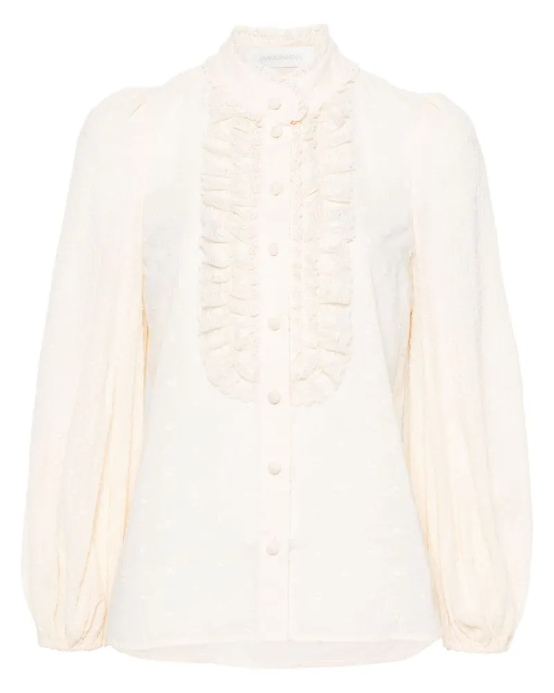 Zimmermann Baumwollbluse Beige