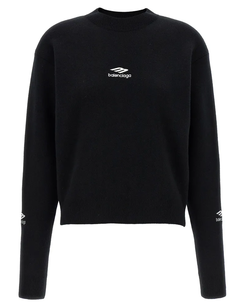 Balenciaga Logo -Pullover Black
