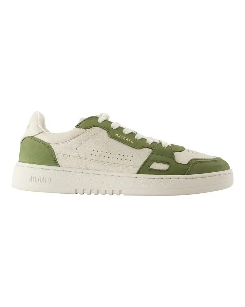 Axel Arigato Würfel lo Sneaker  Leder Beige/Grün Beige
