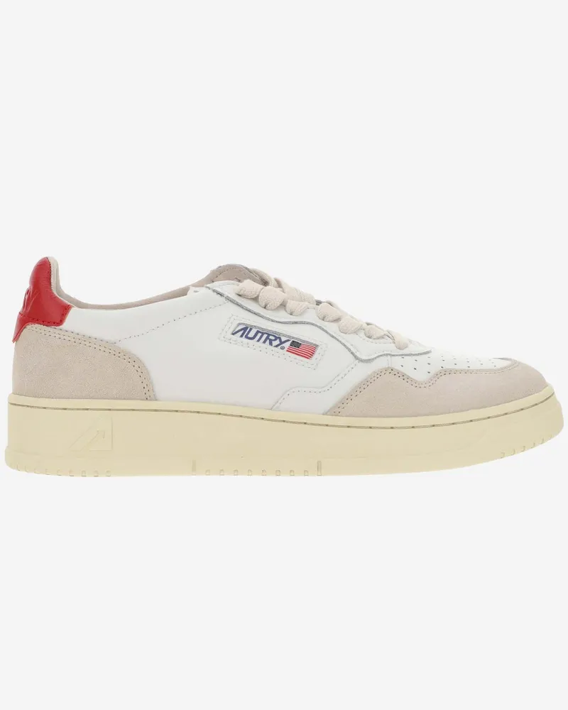AUTRY niedrige Medaillengewinner Sneaker Red