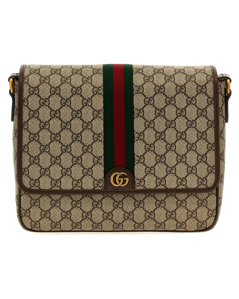 Gucci Ophidia' Mittelgroße Umhängetasche Beige