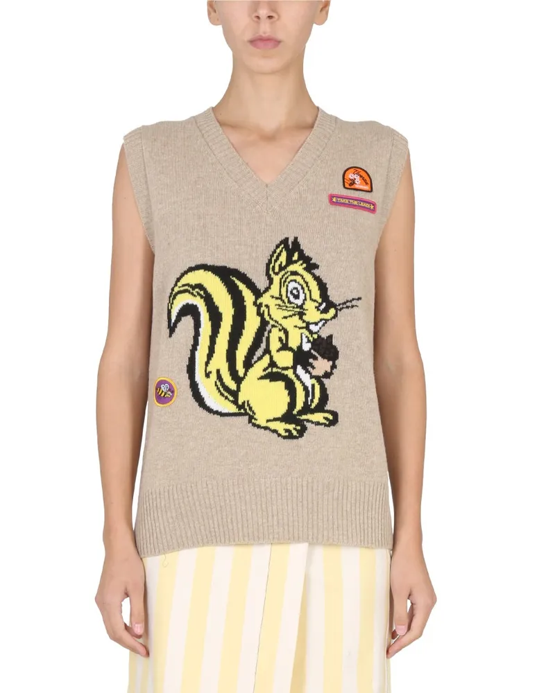 CORMIO Nicole" Weste Beige