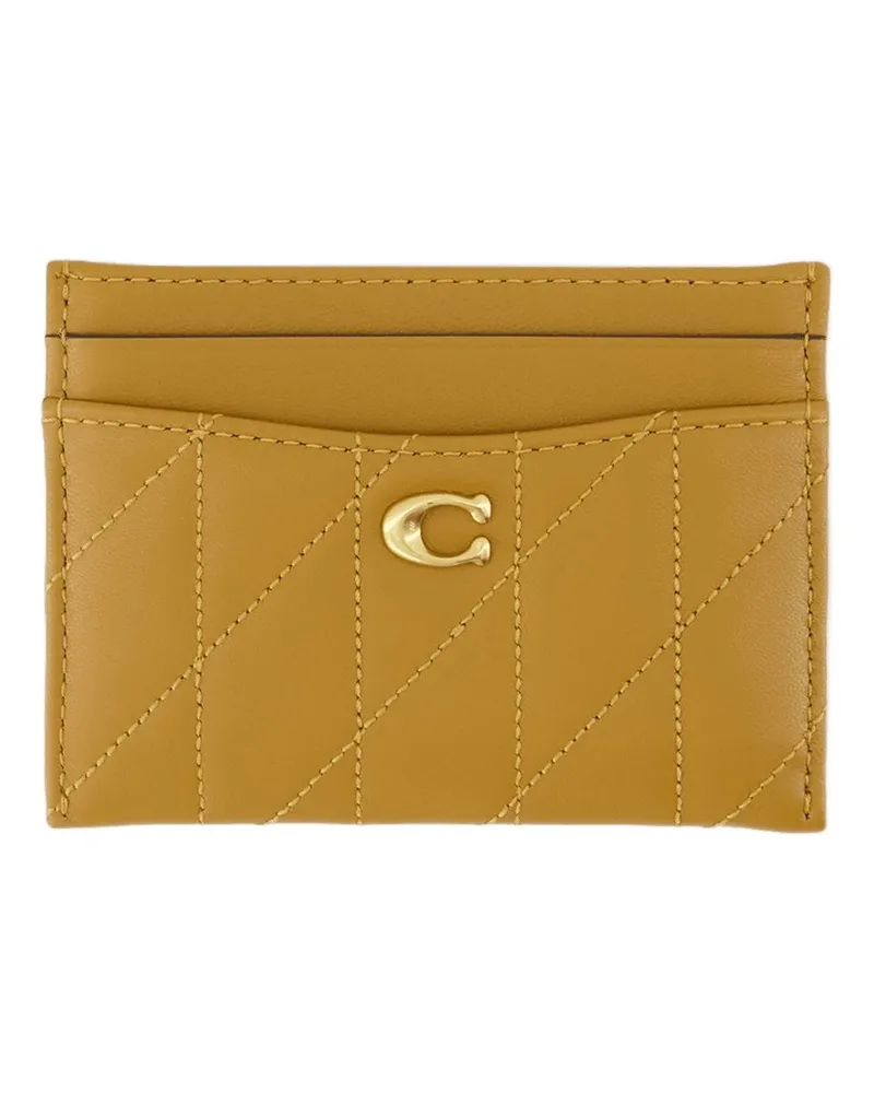 Coach Essential Kartenhalter  Leder Brown Braun