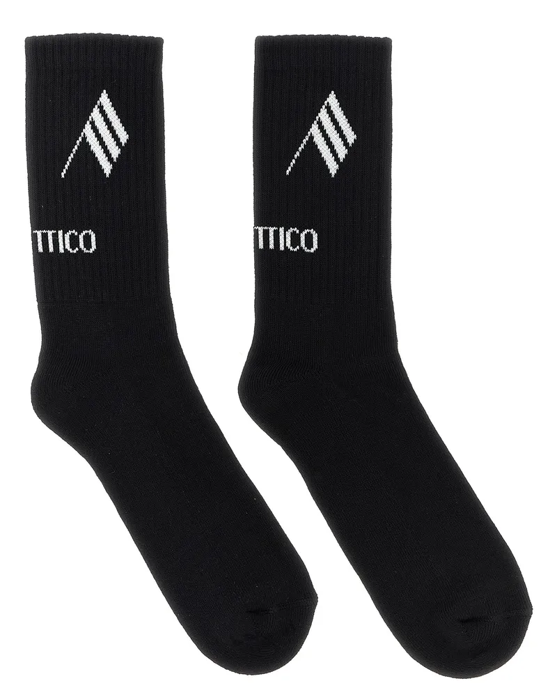 ATTICO Die Attico -Logo -Socken White