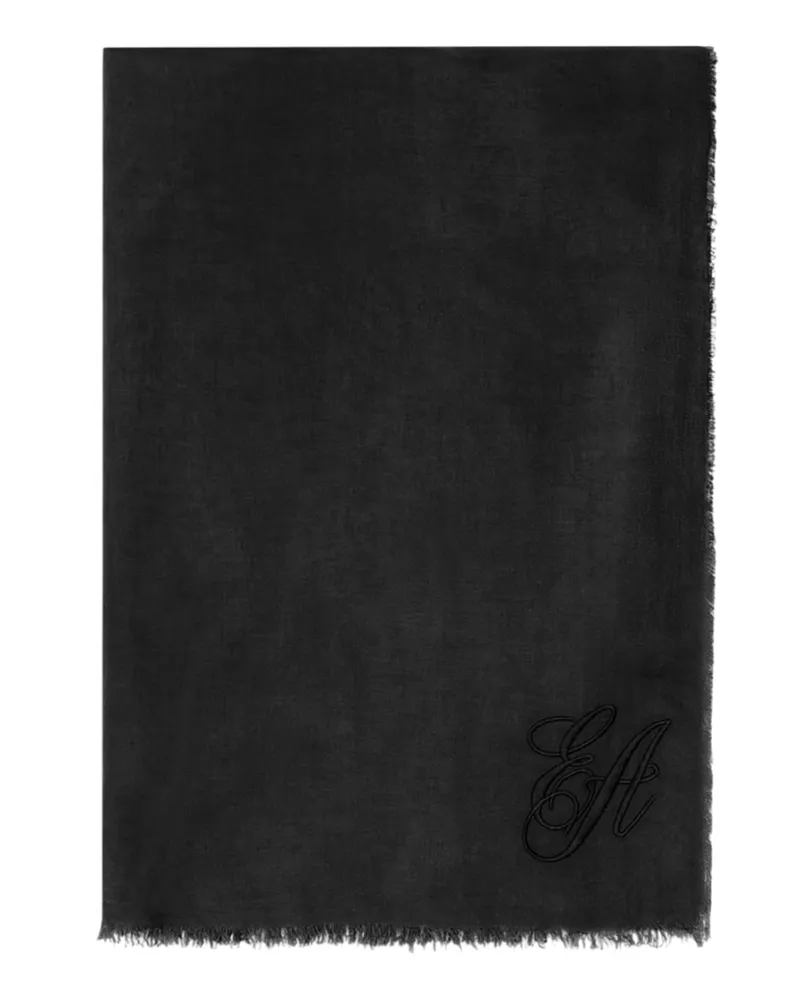 Emporio Armani Schals schwarz Black