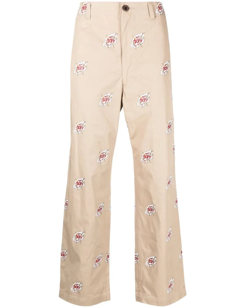 Junya Watanabe Baumwollhose Beige