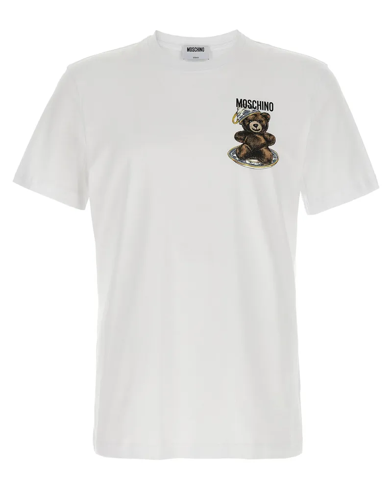 Moschino gedrucktes T -Shirt White