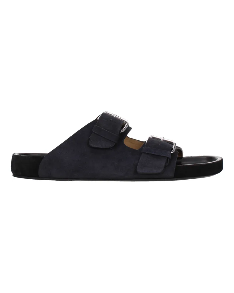Isabel Marant Pantoffeln und Hufe Männer Wildleder schwarz -
