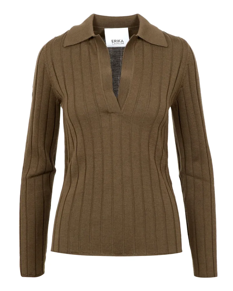 Erika Cavallini T -Shirts und Polos Braun Brown