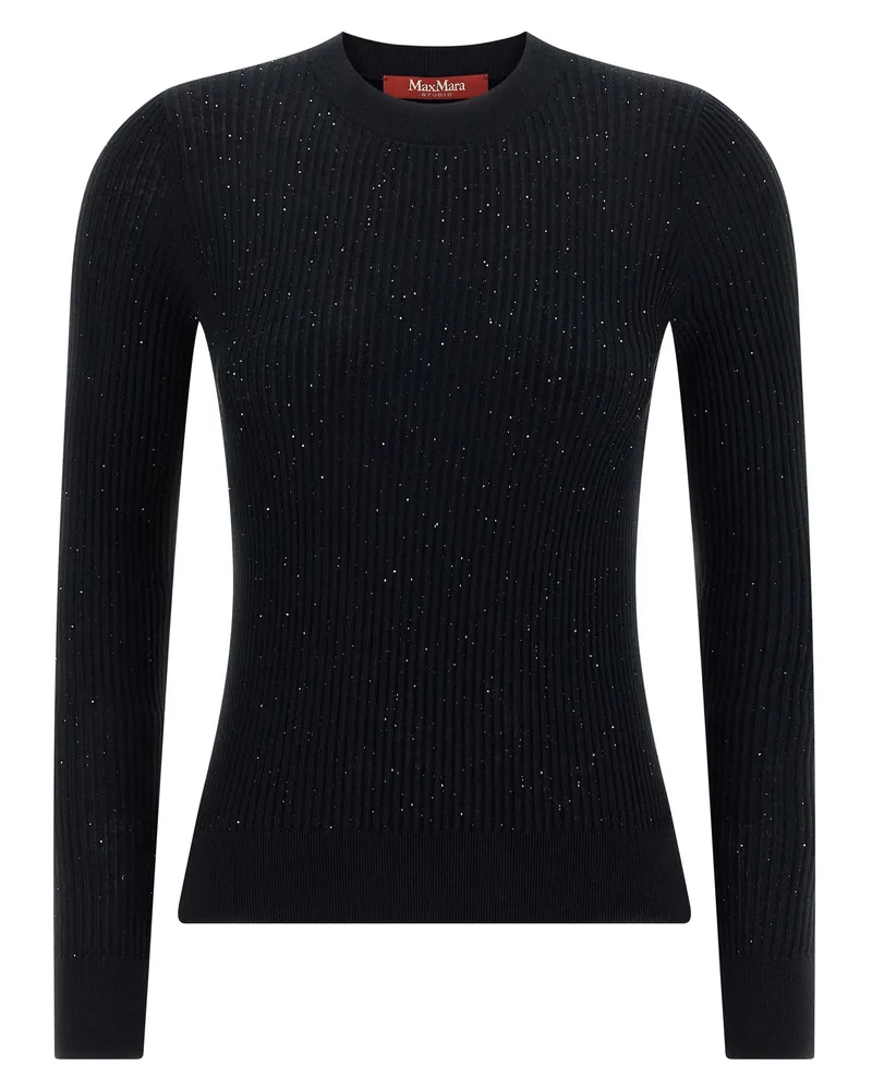 Max Mara Marabu' Pullover Black