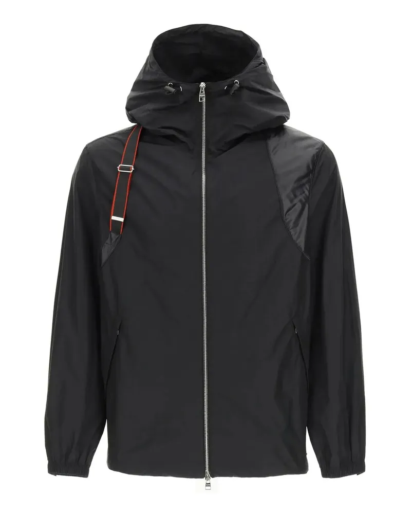 Alexander McQueen Kabelbaum Windbrecher Schwarz