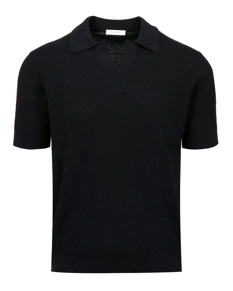 Paolo Pecora Milano T -Shirts und Polos schwarz Black