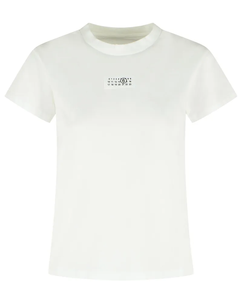 Maison Margiela Weißes Baumwoll-T-Shirt White