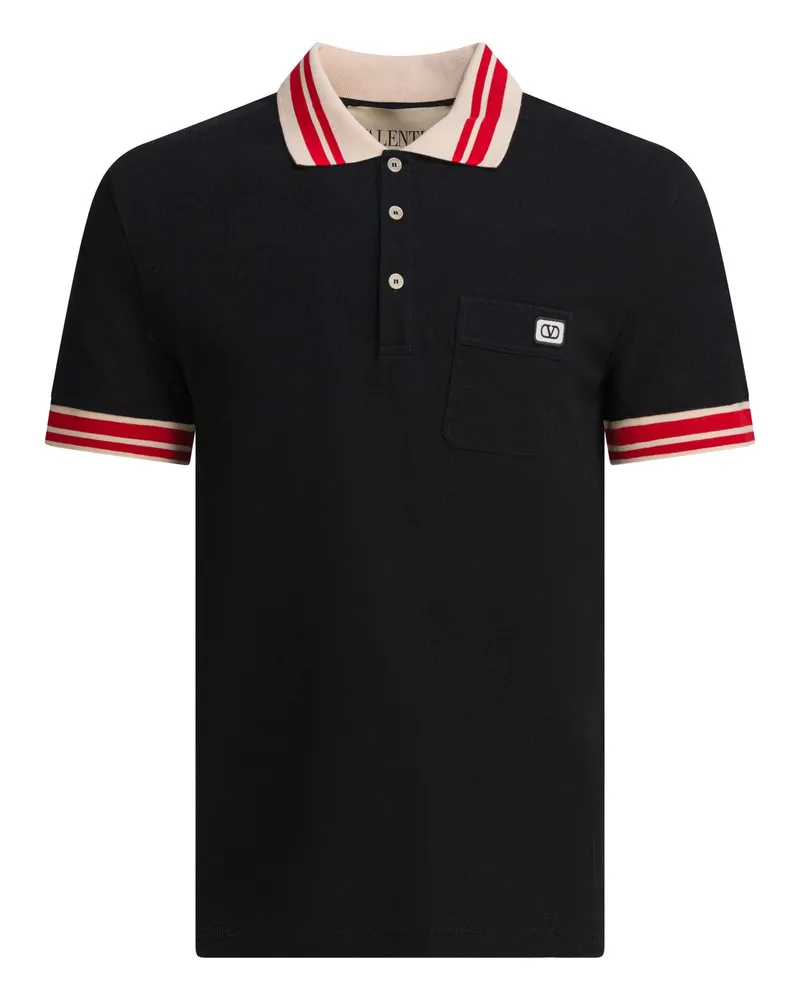 Valentino Garavani Poloshirts Black