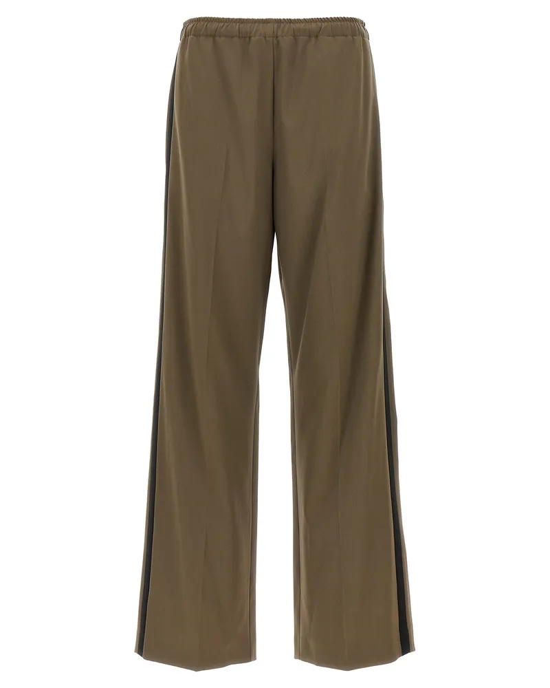 Maison Margiela Satin Bandhose Green