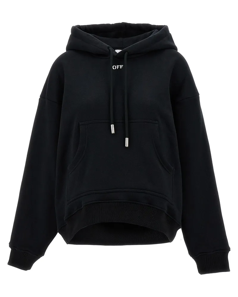 OFF-WHITE Off Stamp' Hoodie Black