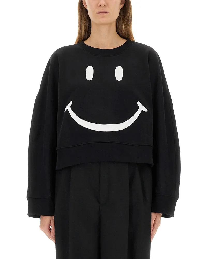 Moschino Smiley" Sweatshirt Black