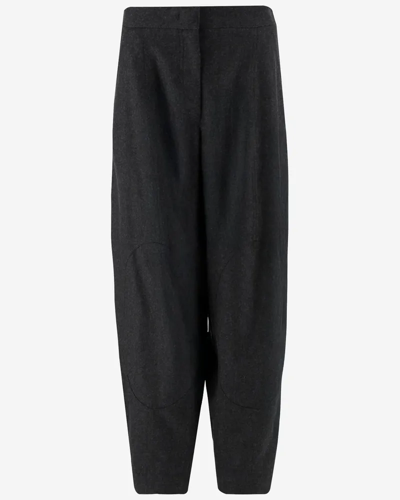 Giorgio Armani Stretch Woll Mischhose Grey
