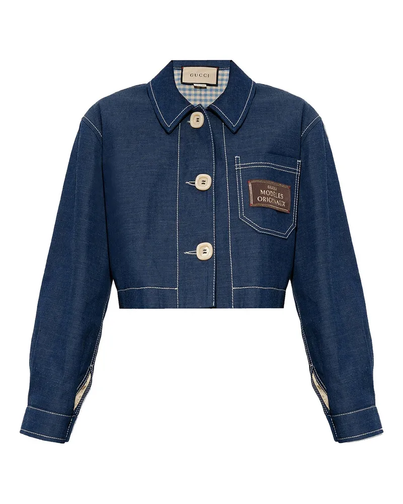 Gucci Denimjacke Blau