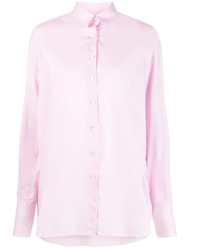 Finamore 1925 Baumwollhemd Pink