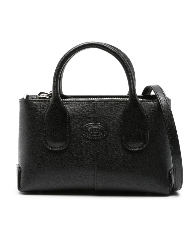 TOD'S Tods Di -Bag -Mini -Lederhandtasche von Tod Schwarz