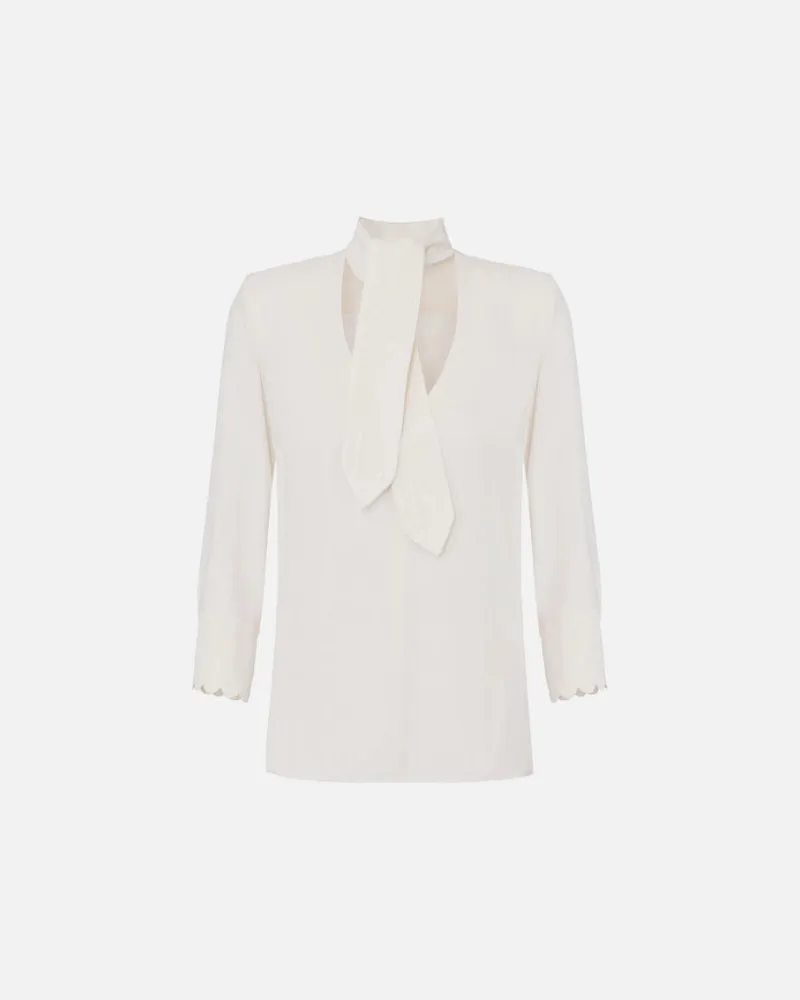 Elisabetta Franchi Shirt mit Flügel Latte