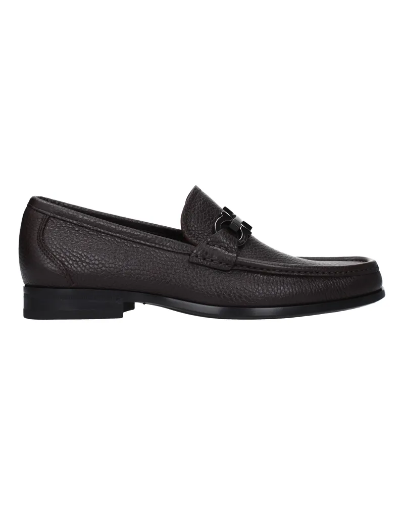Ferragamo Mocassini Grandioso Mann Hautgrau/Hickory -