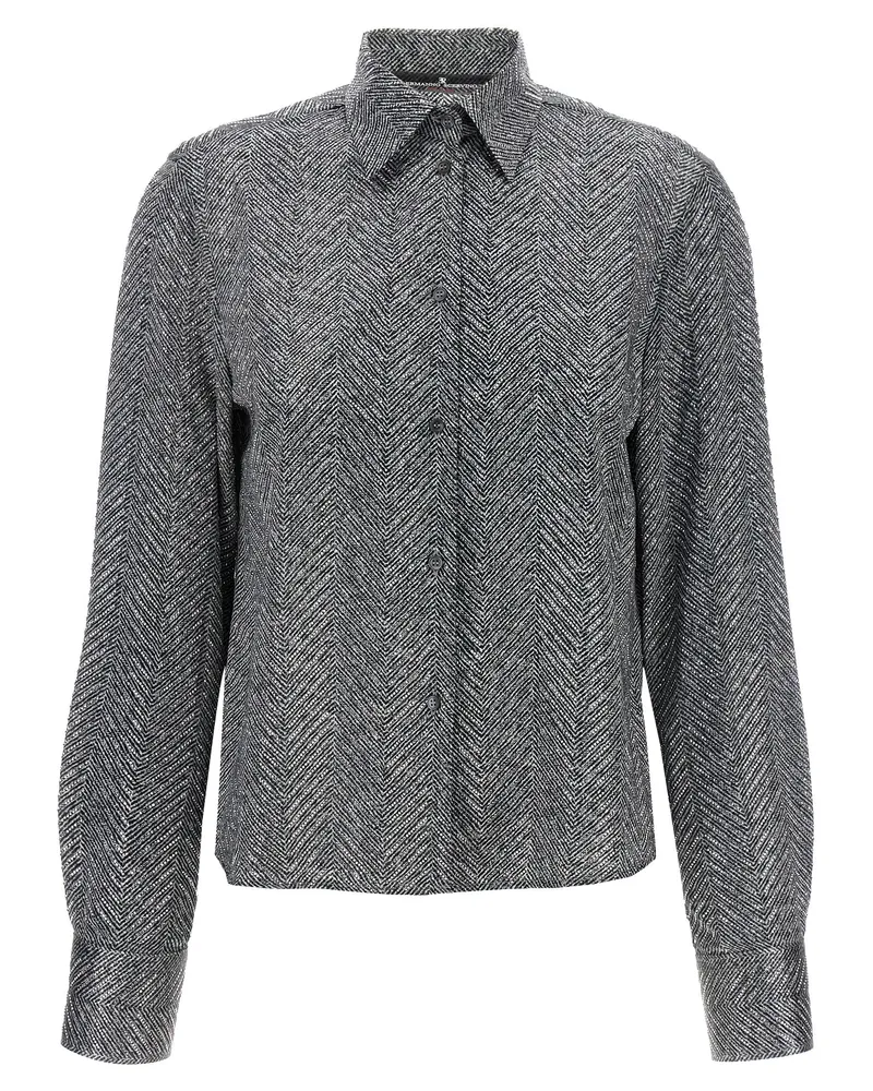 Ermanno Scervino Strass -Hemd Gray