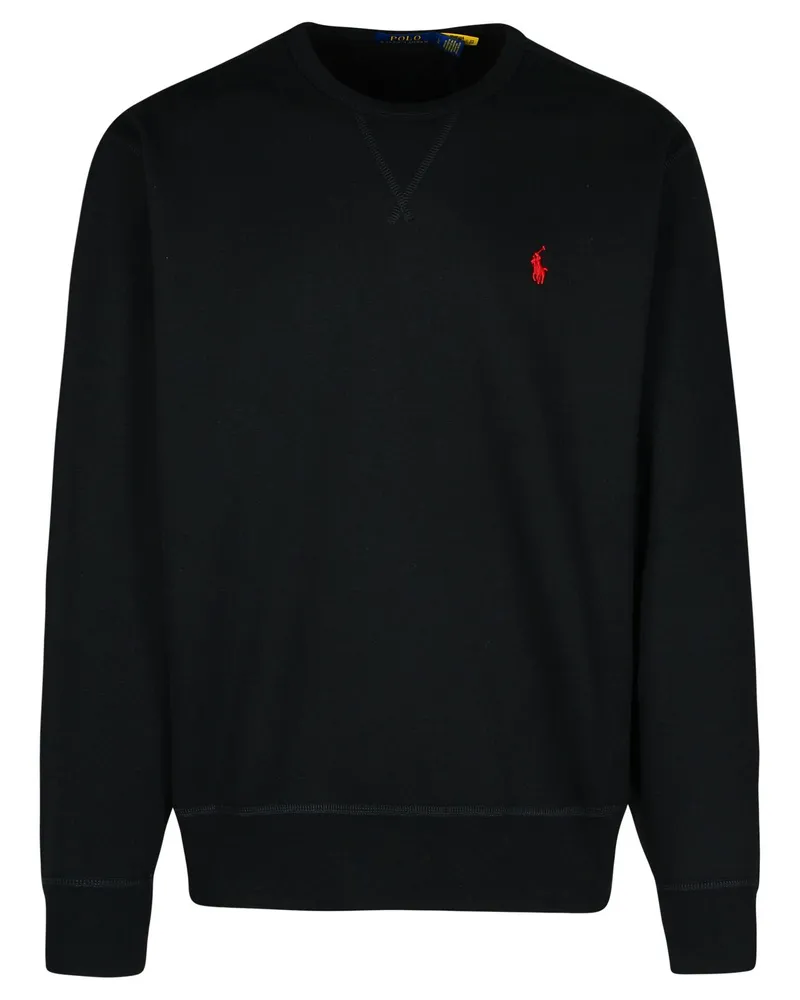 Ralph Lauren Black Cotton Sweatshirt Black