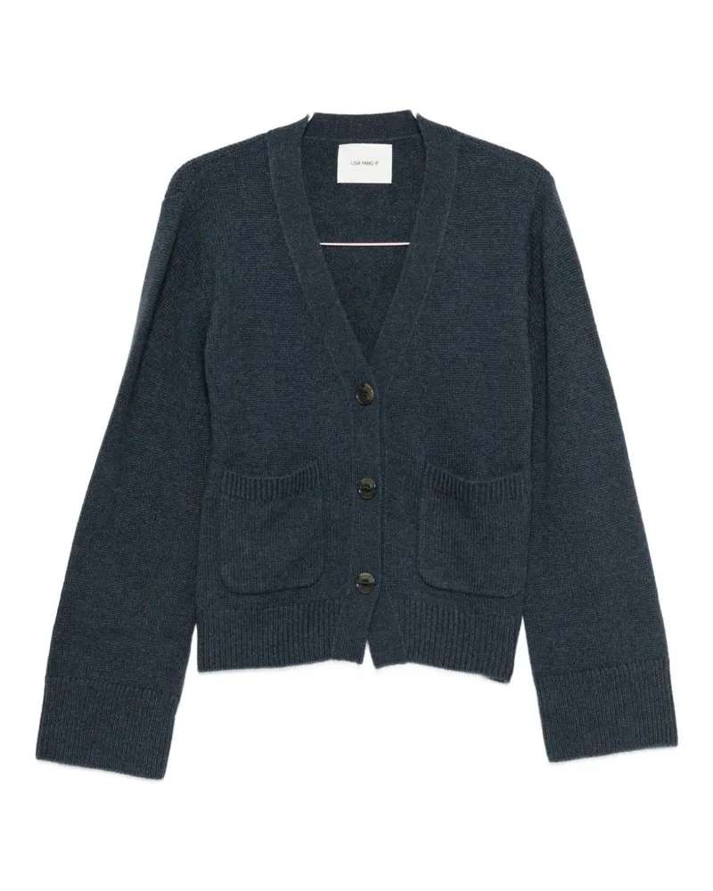 Lisa Yang Danni Cashmere Cardigan Blue