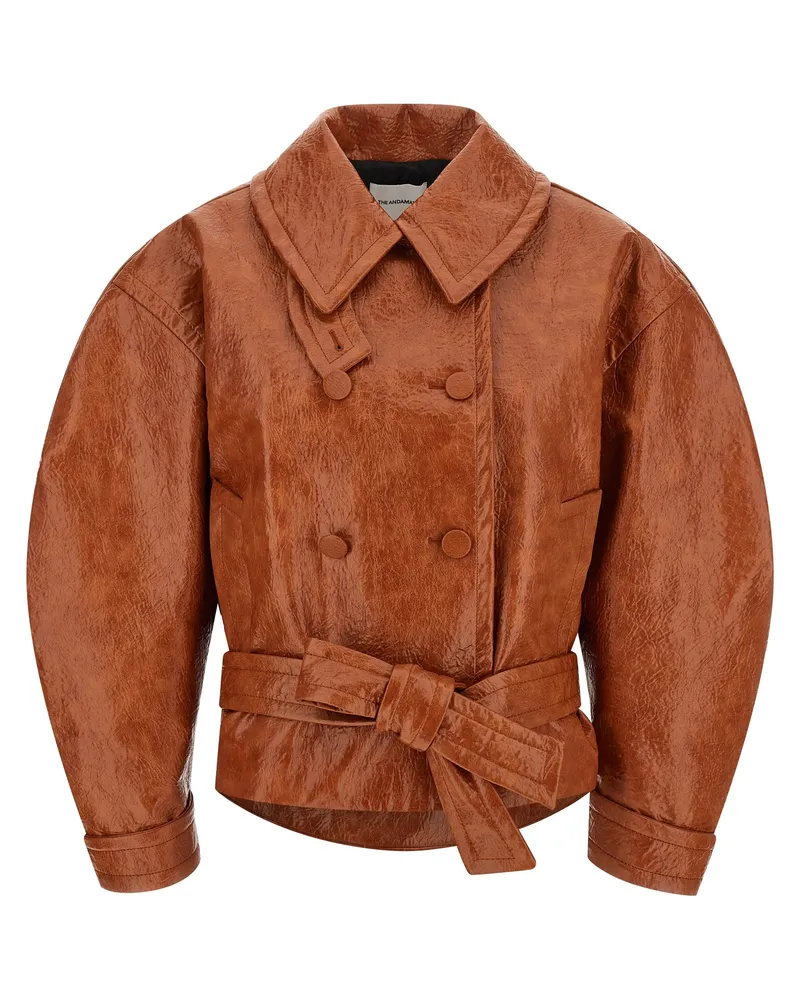 ANDAMANE Der Andamane 'Zarina' Mantel Brown