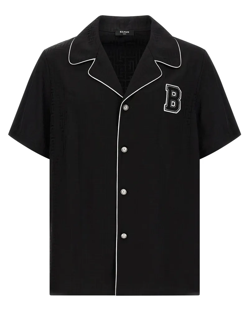 Balmain Balmain Varsity' Hemd Black