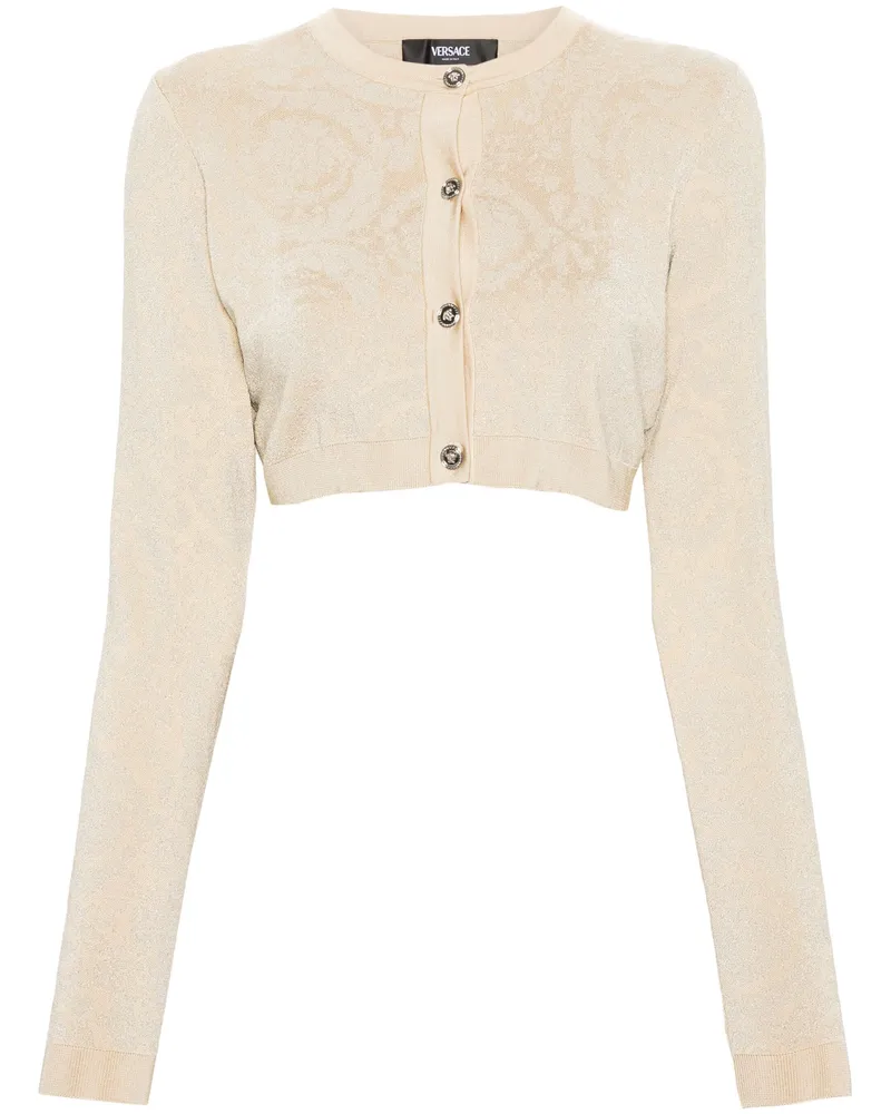 Versace Cardigan kurz Nude
