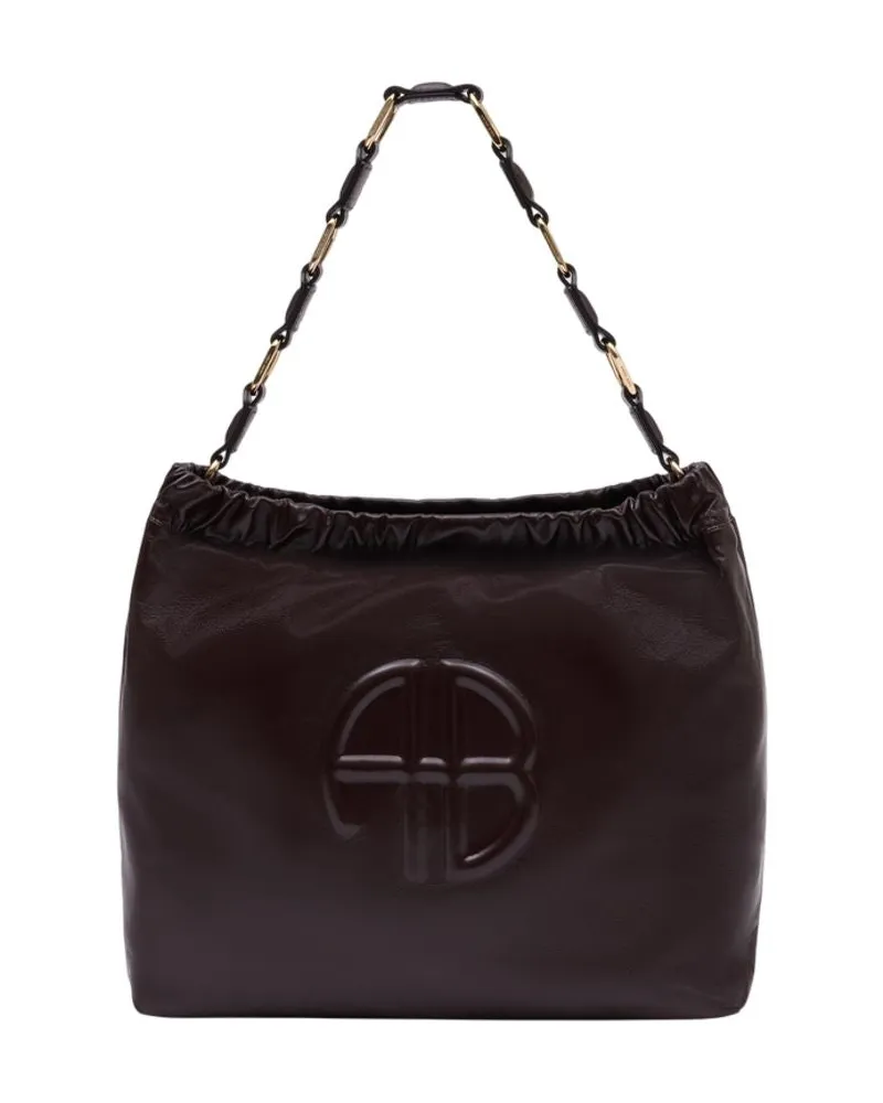 Anine Bing Kate Umhängetasche  Leder Burgund Burgund