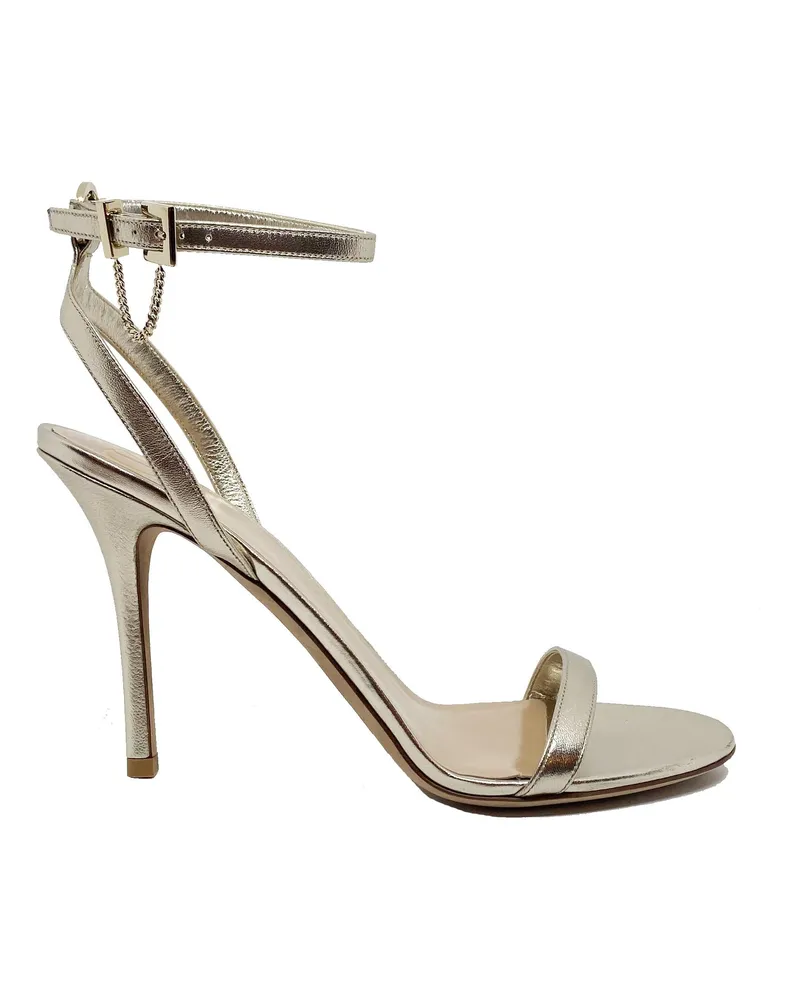 Valentino Garavani Valentino Lederferse Sandalen Gold