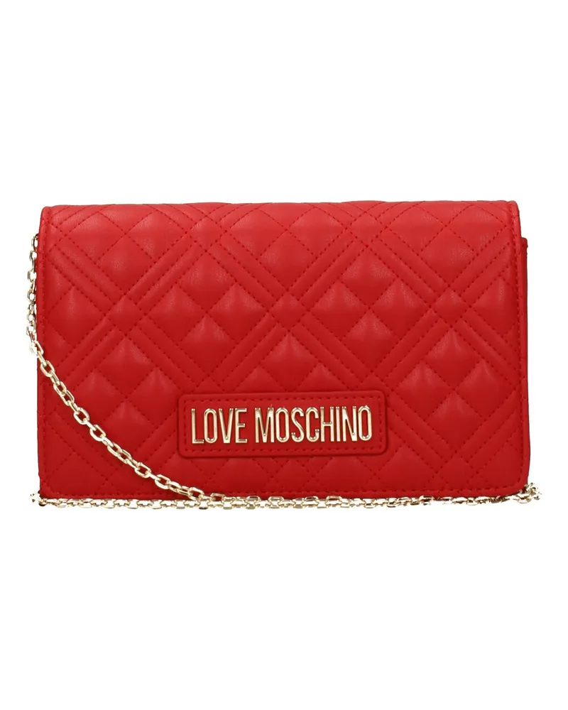 Moschino Liebe Moschino Pochette Frau Polyurethan Rot -