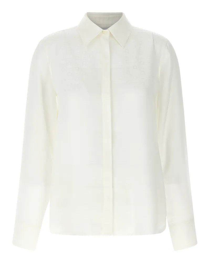 Ferragamo Monogrammhemd White