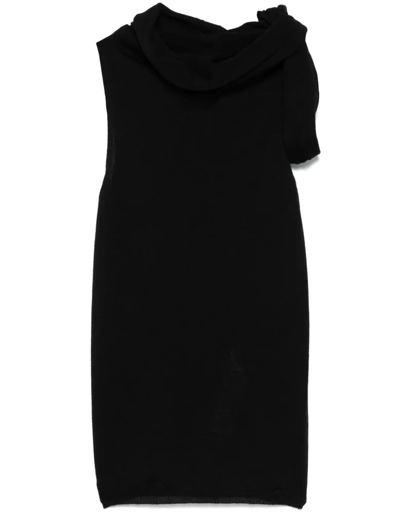 Rick Owens gestrickte Wolltop Black
