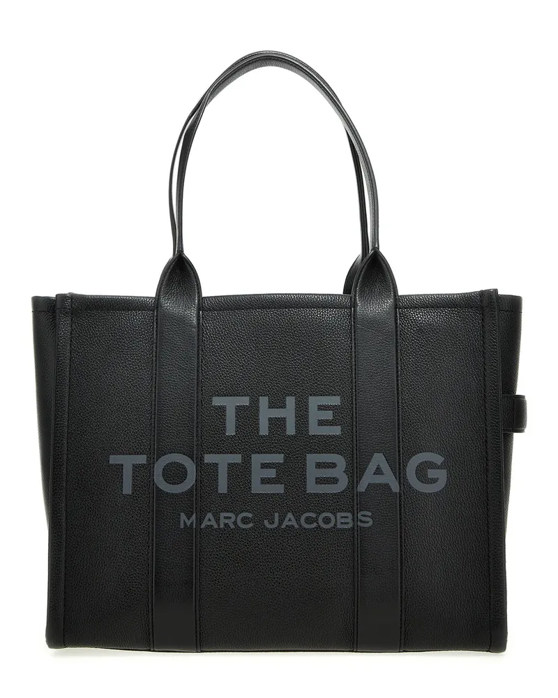 Marc Jacobs Shopping 'Die Leder große Tasche Black