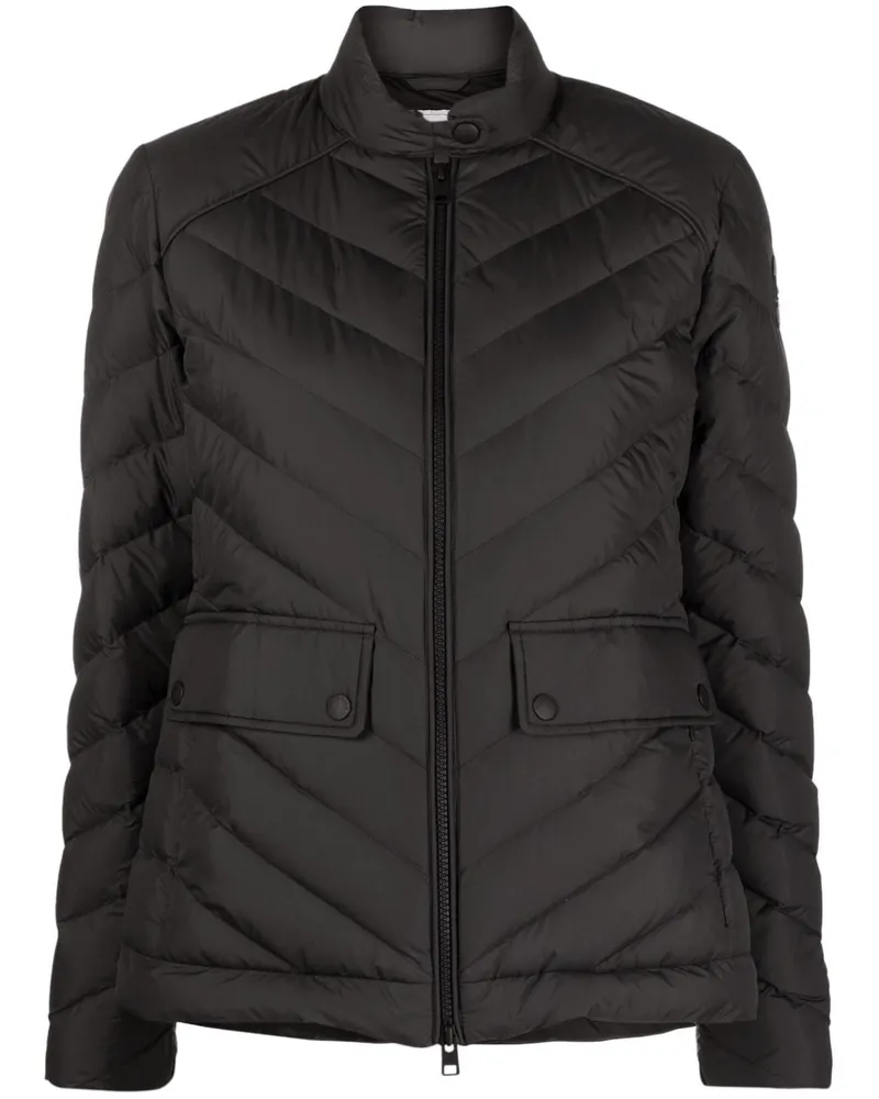 Woolrich Chevron stülte kurze Jacke Black