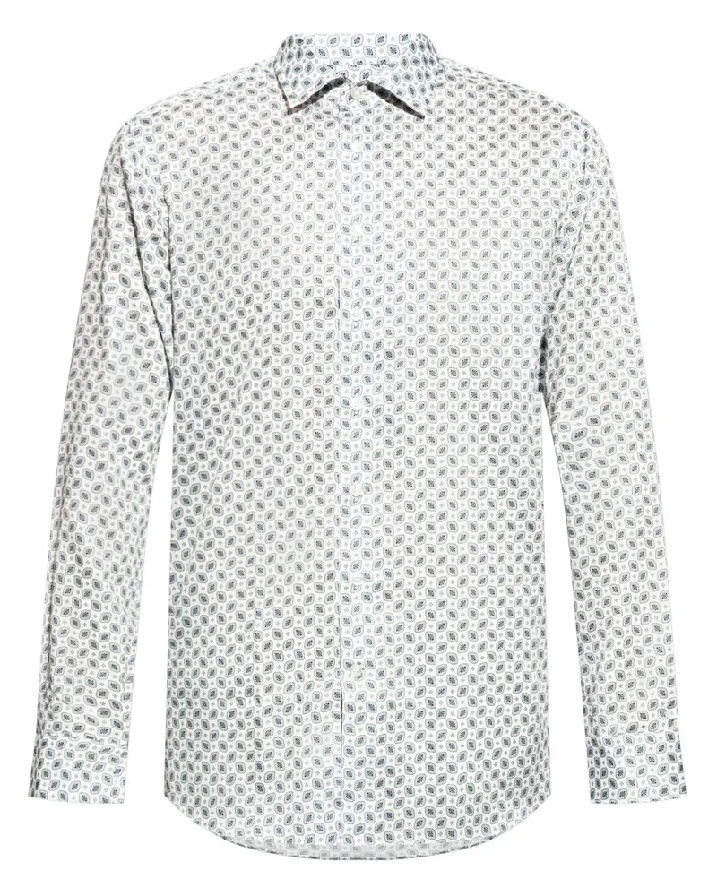Etro Shirt mit abstraktem Druck White