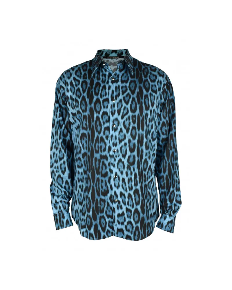 Roberto Cavalli Hemd Blue