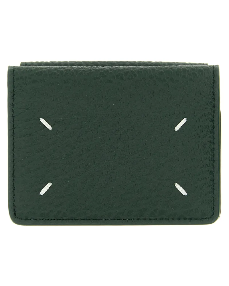 Maison Margiela Four Stitches“-Geldbörse Green